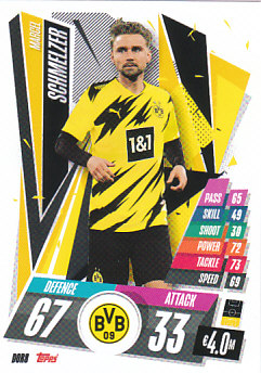 Marcel Schmelzer Borussia Dortmund 2020/21 Topps Match Attax CL #DOR08